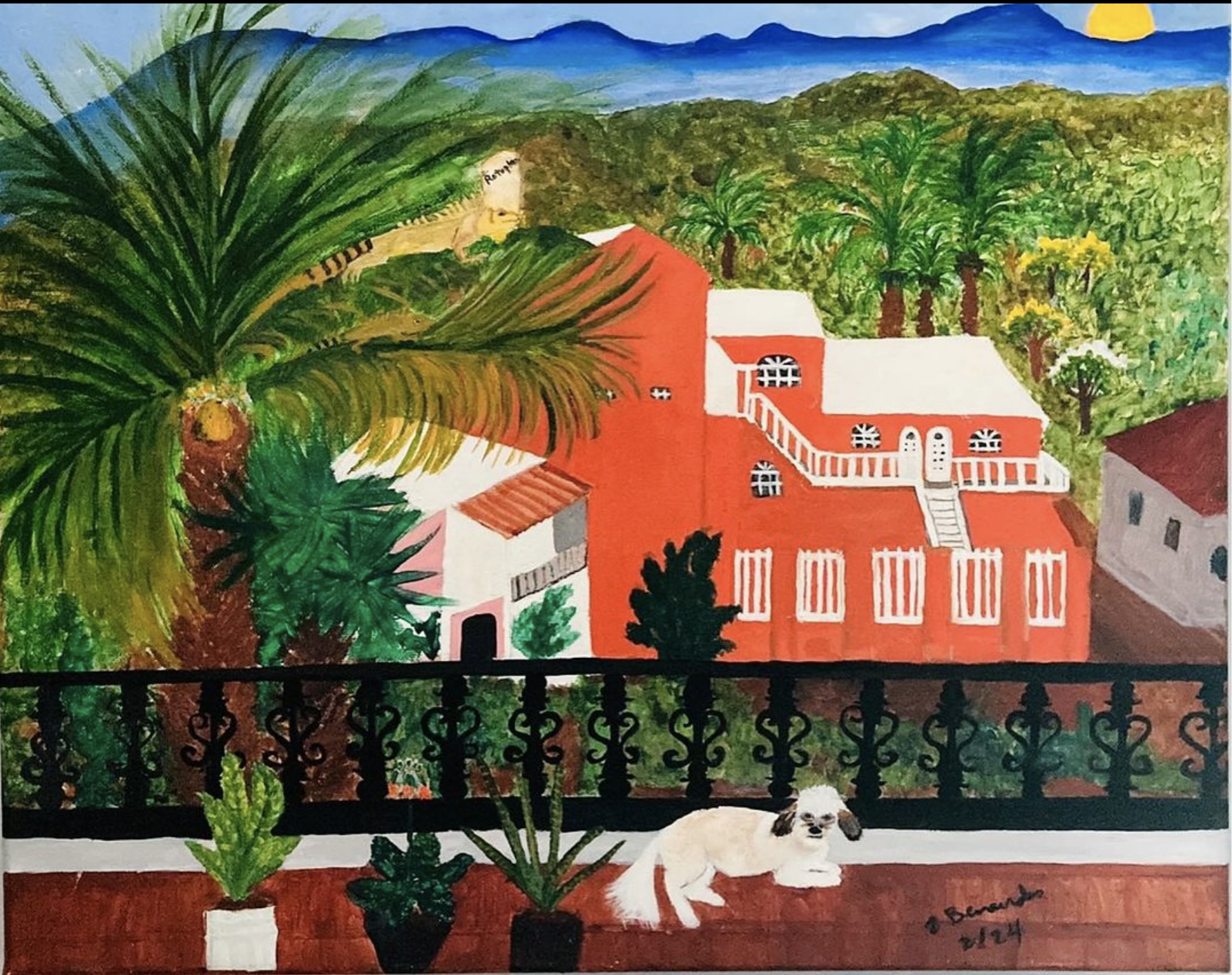 View from Balcony Manzanillo Mexico