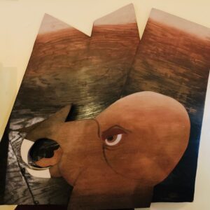 Triceratops in Mountains