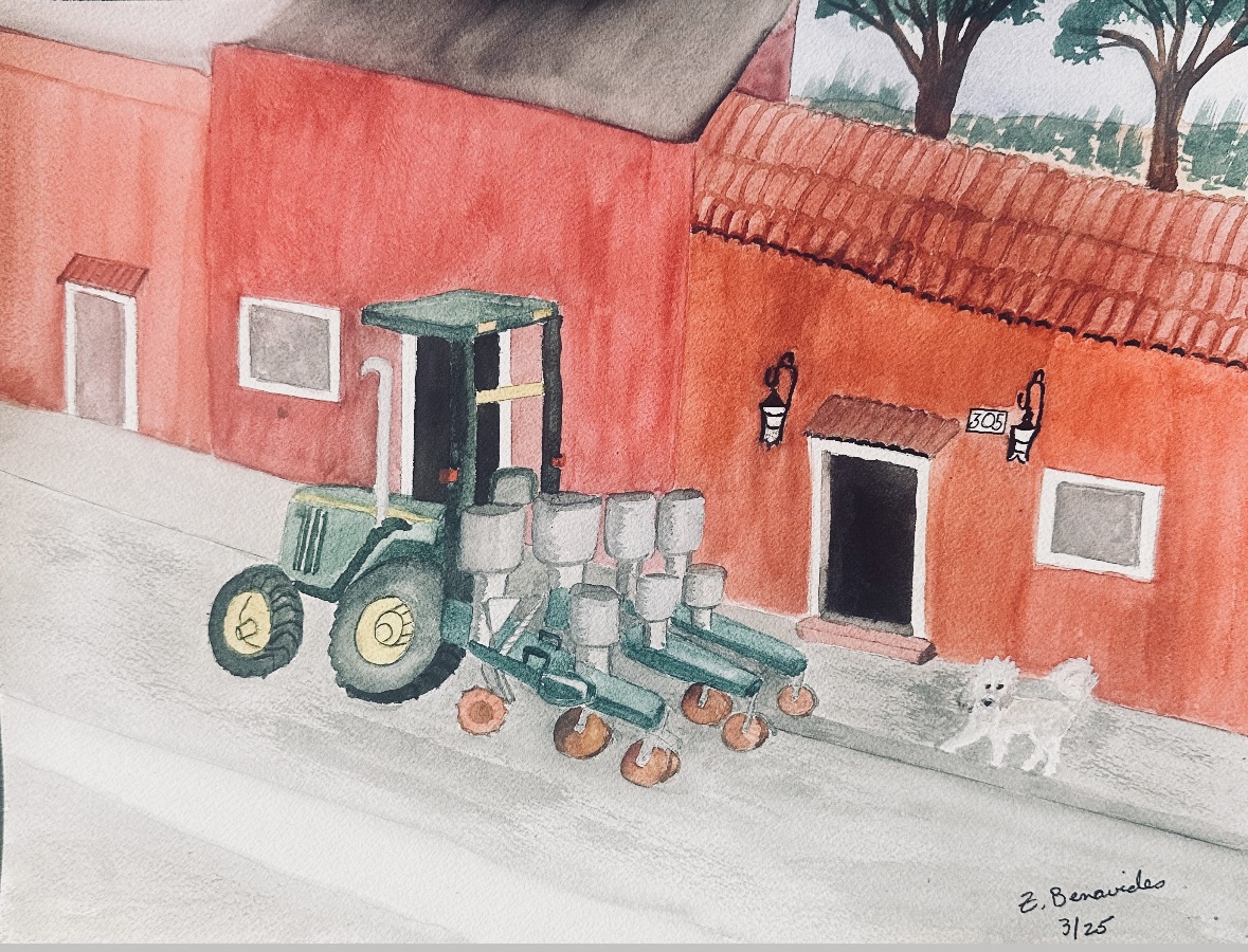 Tractor in Tonaya